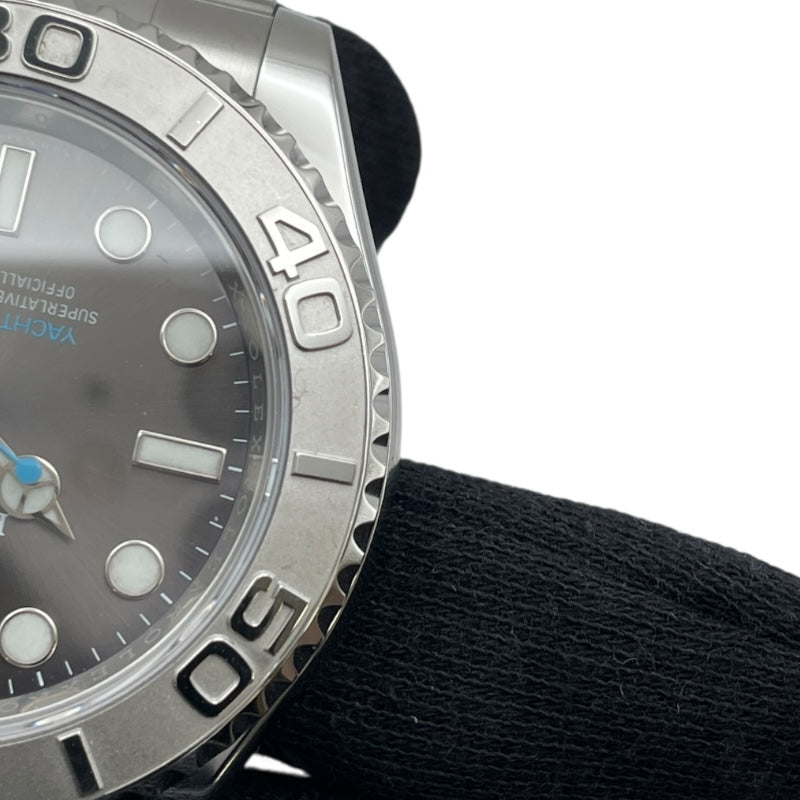ロレックス ROLEX ヨットマスター40 ダークロジウム 116622 ブラック Pt/SS 自動巻き メンズ 腕時計