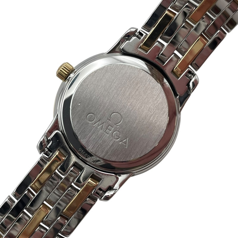 デビル プレステージ ホワイトシェル 4375.71 ホワイト SS/YG レディース 腕時計