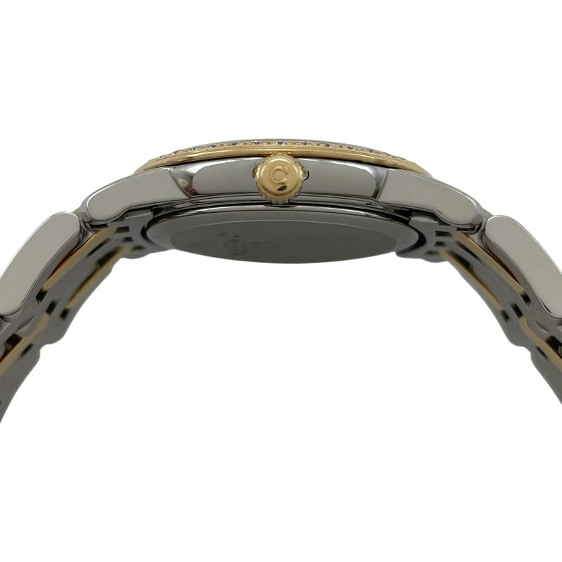 デビル プレステージ ホワイトシェル 4375.71 ホワイト SS/YG レディース 腕時計