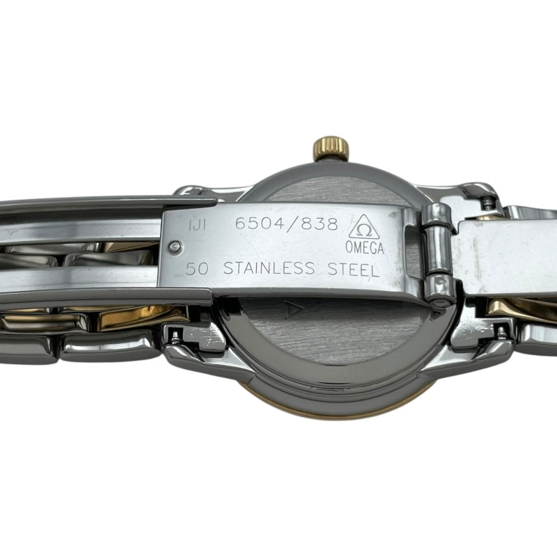 デビル プレステージ ホワイトシェル 4375.71 ホワイト SS/YG レディース 腕時計