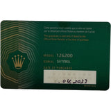 ロレックス ROLEX デイトジャスト36 ランダムシリアル 126200 ブルー SS 自動巻き メンズ 腕時計