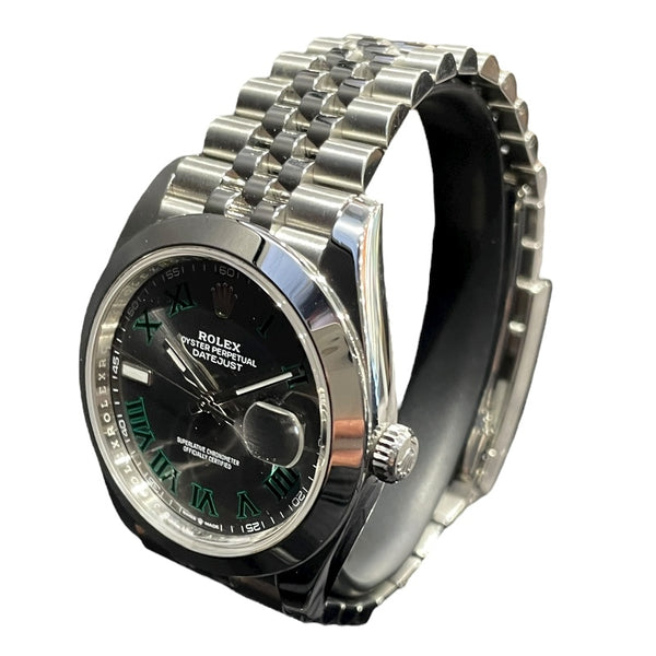 ロレックス ROLEX デイトジャスト41　スレート 126300 スレート SS メンズ 腕時計