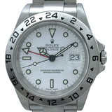 ロレックス ROLEX エクスプローラー2 K番 16570 ホワイト SS 自動巻き メンズ 腕時計