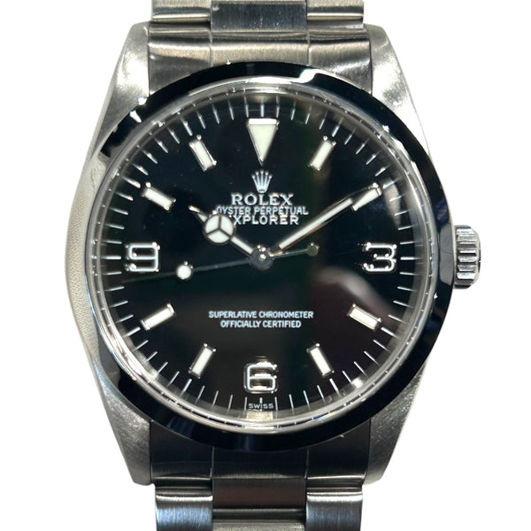ロレックス ROLEX エクスプローラー1 14270 ブラック ステンレススチール SS メンズ 腕時計
