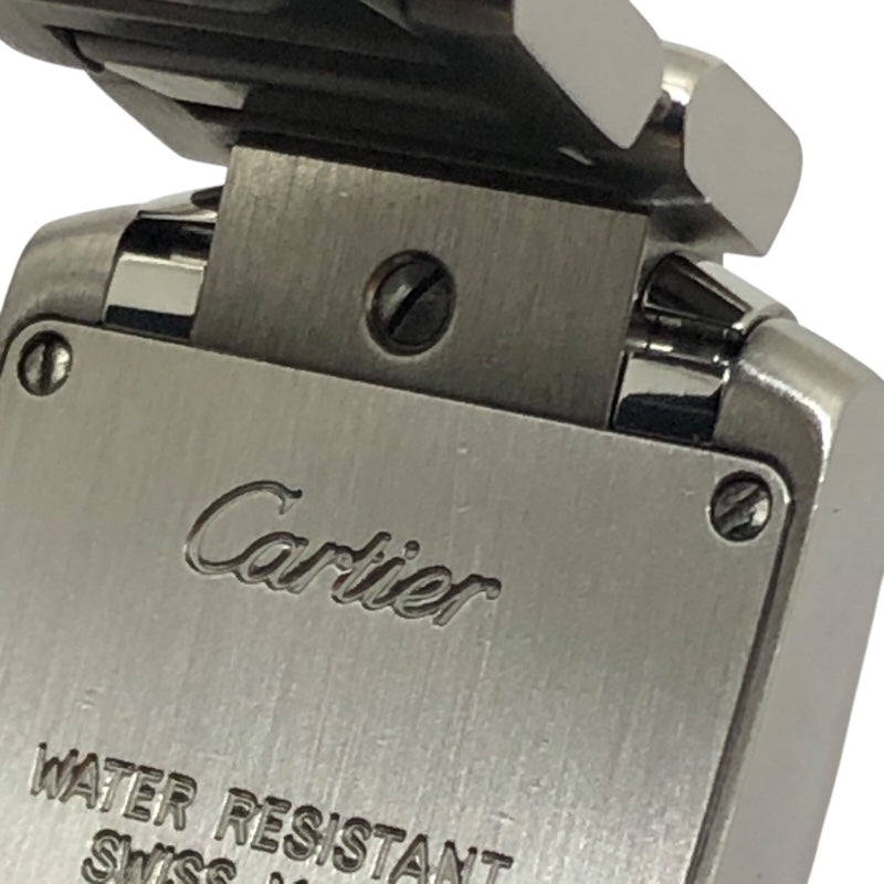 カルティエ Cartier タンクフランセーズ SM W51008Q3 アイボリー SS レディース 腕時計
