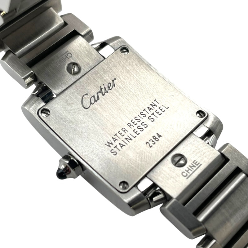 カルティエ Cartier タンクフランセーズ SM ブルーシェル W51034Q3 ブルー SS レディース 腕時計