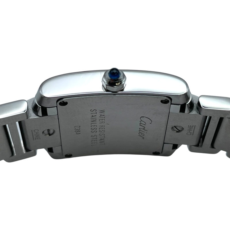 カルティエ Cartier タンクフランセーズ SM ブルーシェル W51034Q3 ブルー SS レディース 腕時計