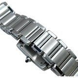 カルティエ Cartier タンクフランセーズ SM ブルーシェル W51034Q3 ブルー SS レディース 腕時計