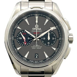 オメガ OMEGA シーマスター アクアテラ 150M コーアクシャル クロノメーター GMT クロノグラフ 231.10.43.52.06.001 グレー SS 自動巻き メンズ 腕時計