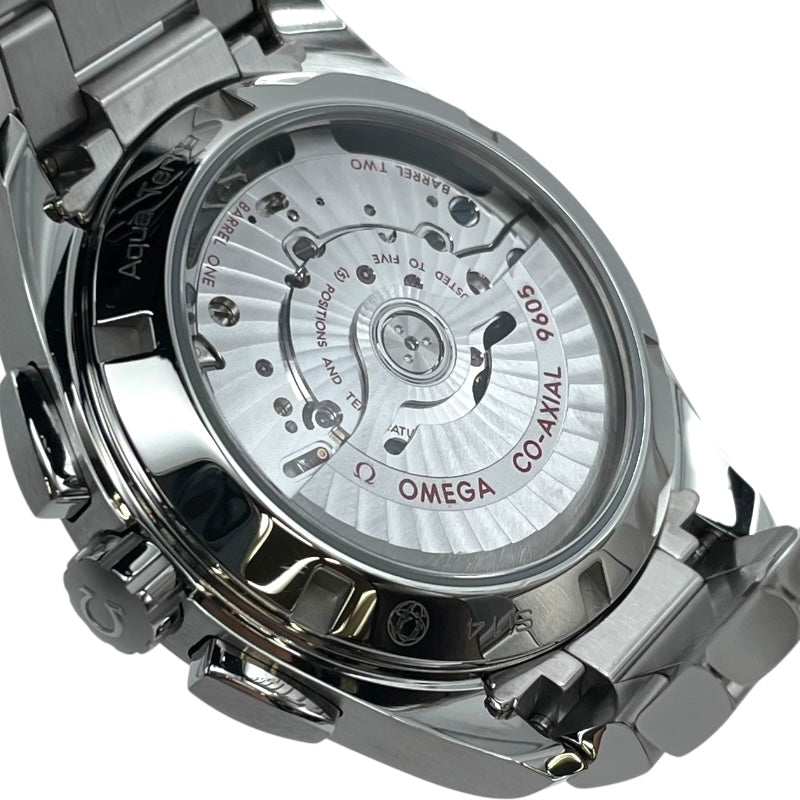 オメガ OMEGA シーマスター アクアテラ 150M コーアクシャル クロノメーター GMT クロノグラフ 231.10.43.52.06.001 グレー SS 自動巻き メンズ 腕時計