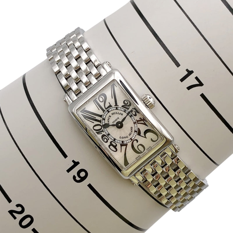 フランク・ミュラー FRANCK MULLER ロングアイランド プティ 802QZ SS レディース 腕時計