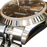 ロレックス ROLEX デイトジャスト 79174 ブラック WG/SS レディース 腕時計
