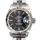ロレックス ROLEX デイトジャスト 79174 ブラック WG/SS レディース 腕時計