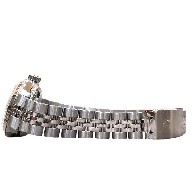 ロレックス ROLEX デイトジャスト 79174 ブラック WG/SS レディース 腕時計