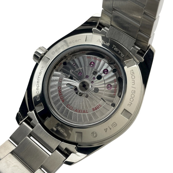 オメガ OMEGA シーマスター アクアテラ 150M コーアクシャル クロノメーター GMT 231.10.43.22.03.001 ブルー SS メンズ 腕時計