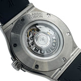ウブロ HUBLOT クラシックフュージョン チタニウム 511.NX.1171.LR ブラック チタン 自動巻き メンズ 腕時計