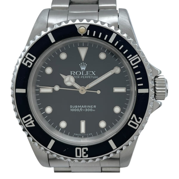 ロレックス ROLEX サブマリーナノンデイト 14060 ブラック SS 自動巻き メンズ 腕時計