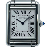 カルティエ Cartier タンク マスト LM WSTA0052 シルバー SS クオーツ メンズ 腕時計