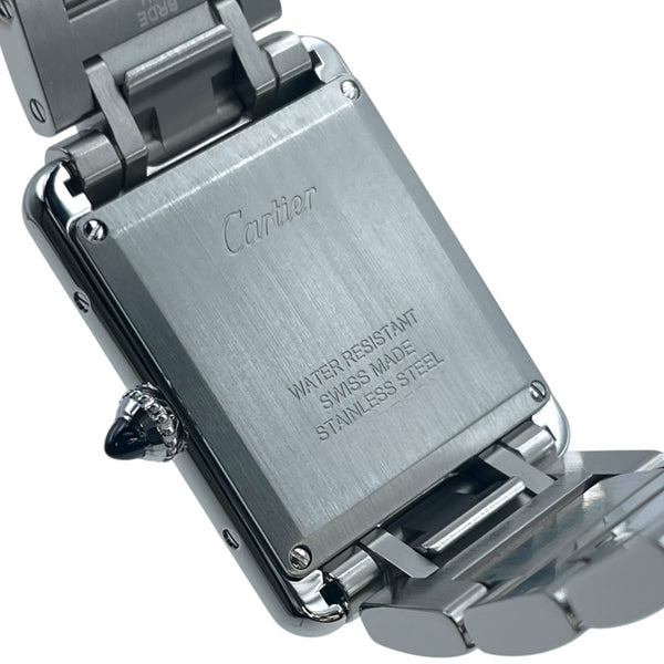 カルティエ Cartier タンク マスト LM WSTA0052 シルバー SS クオーツ メンズ 腕時計
