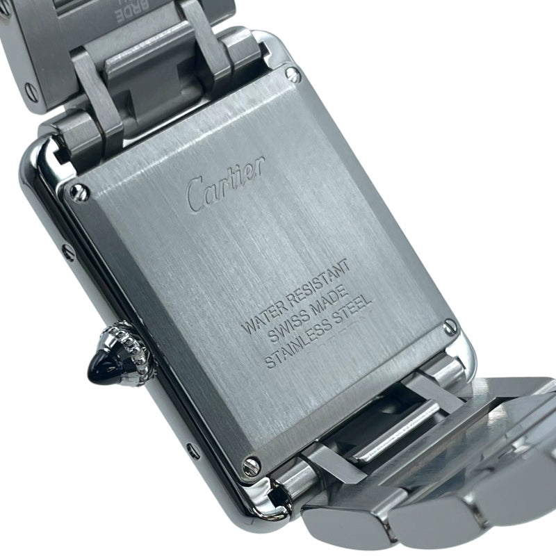 カルティエ Cartier タンク マスト LM WSTA0052 シルバー SS クオーツ メンズ 腕時計