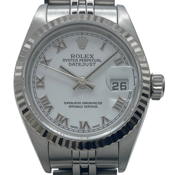 ロレックス ROLEX デイトジャスト 79174 ホワイト SS レディース 腕時計