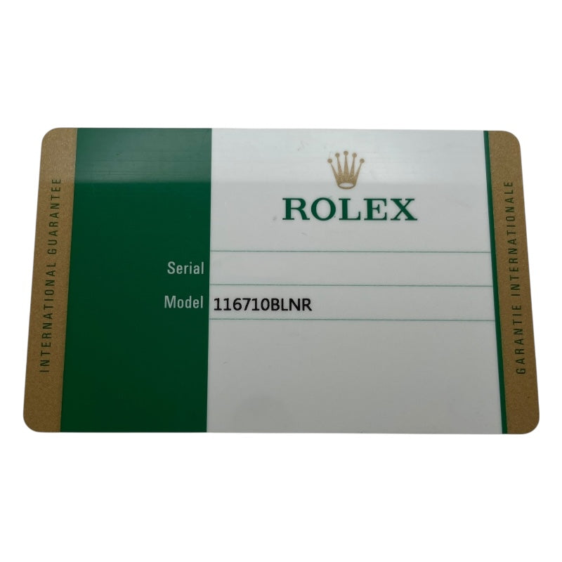 ロレックス ROLEX GMTマスター2 116710BLNR ブラック SS 自動巻き メンズ 腕時計