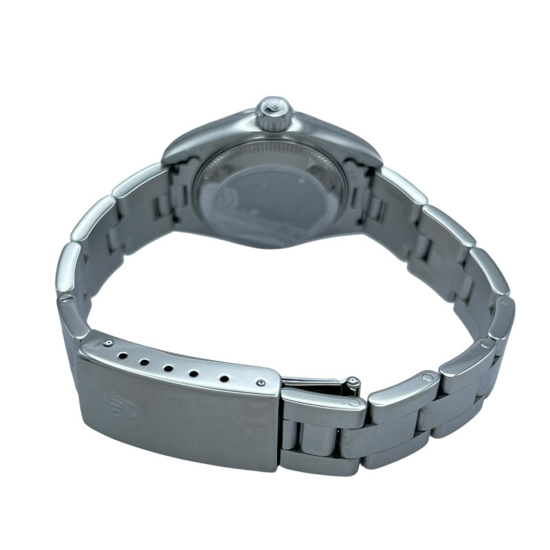 ロレックス ROLEX オイスターパーペチュアルデイト 79160 ブラック SS レディース 腕時計