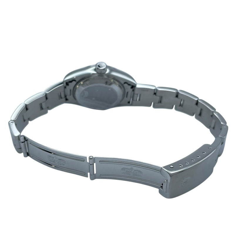 ロレックス ROLEX オイスターパーペチュアルデイト 79160 ブラック SS レディース 腕時計