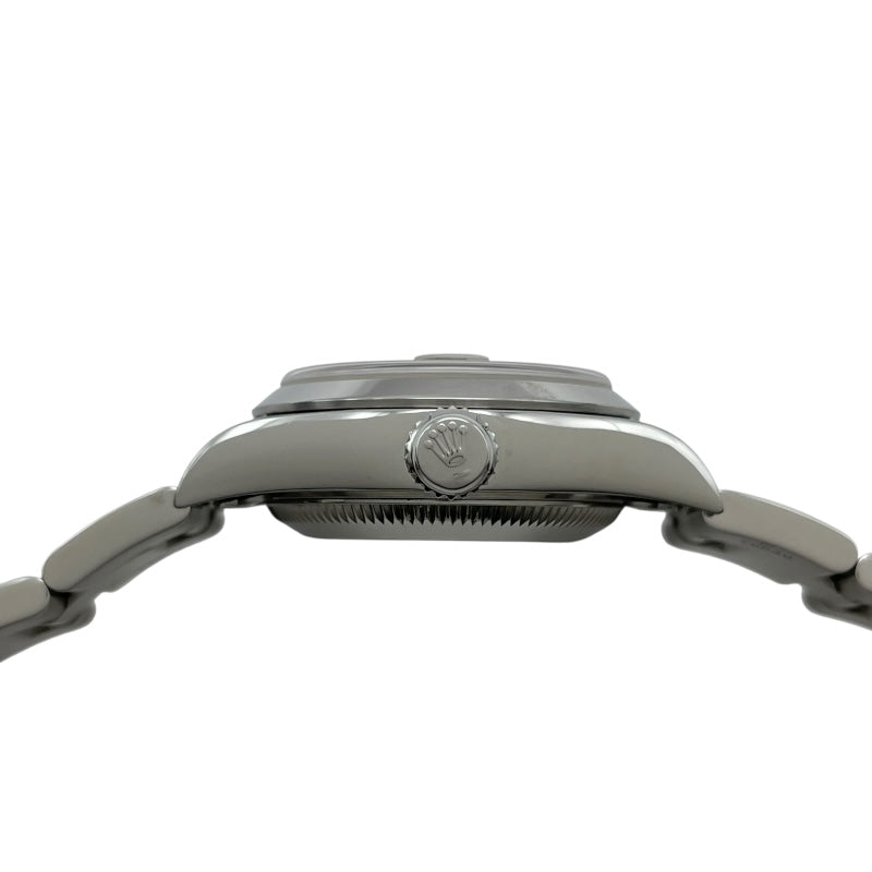 ロレックス ROLEX オイスターパーペチュアルデイト 79160 ブラック SS レディース 腕時計