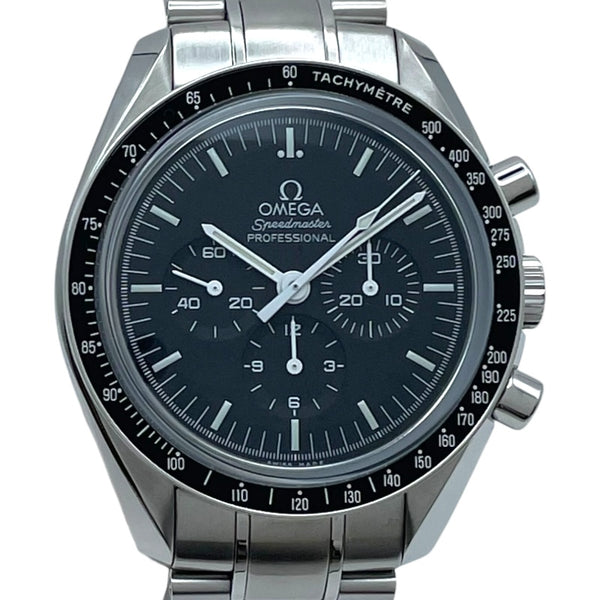 オメガ OMEGA スピードマスター ムーンウォッチ プロフェッショナル クロノグラフ 311.30.42.30.01.006 ブラック SS 手巻き メンズ 腕時計