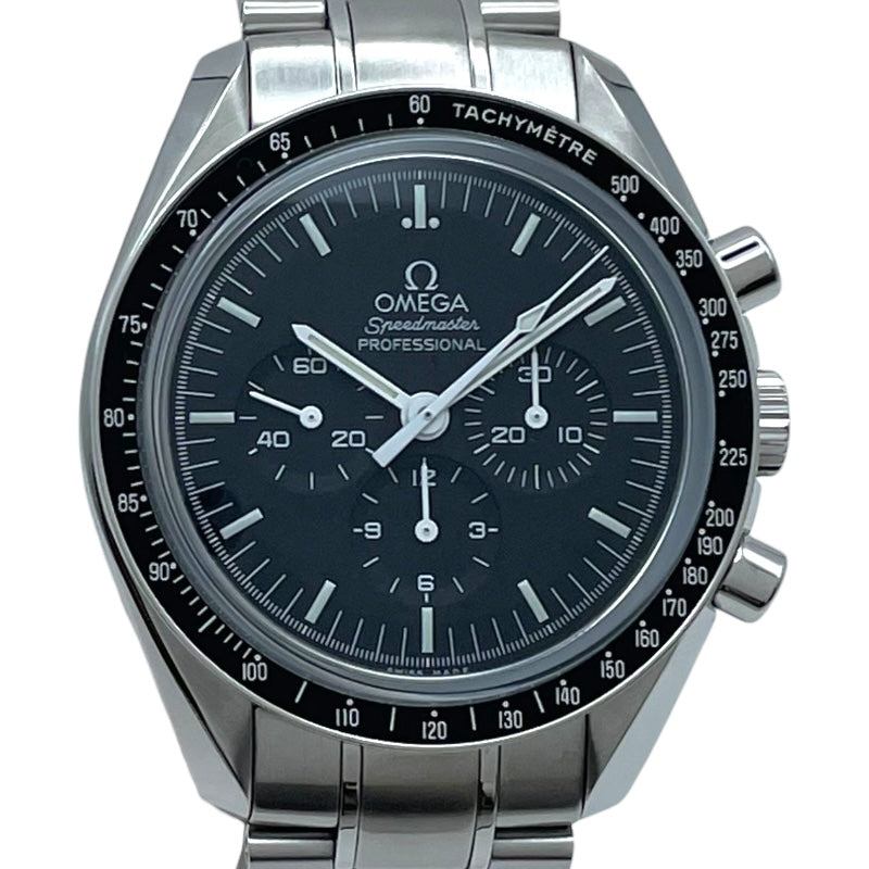 オメガ OMEGA スピードマスター ムーンウォッチ プロフェッショナル クロノグラフ 311.30.42.30.01.006 ブラック SS 手巻き メンズ 腕時計