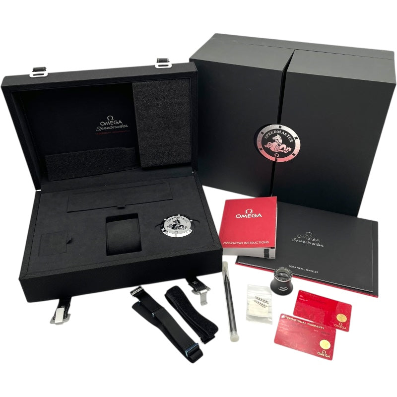 オメガ OMEGA スピードマスター ムーンウォッチ プロフェッショナル クロノグラフ 311.30.42.30.01.006 ブラック SS 手巻き メンズ 腕時計