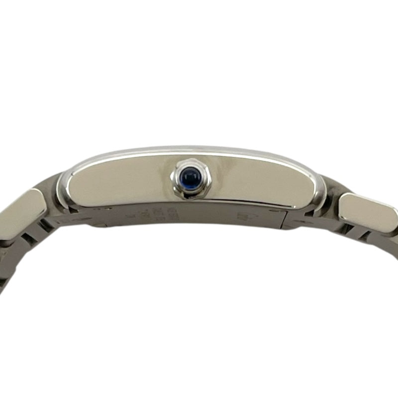 カルティエ Cartier タンクフランセーズ SM W51008Q3 アイボリー SS クオーツ レディース 腕時計