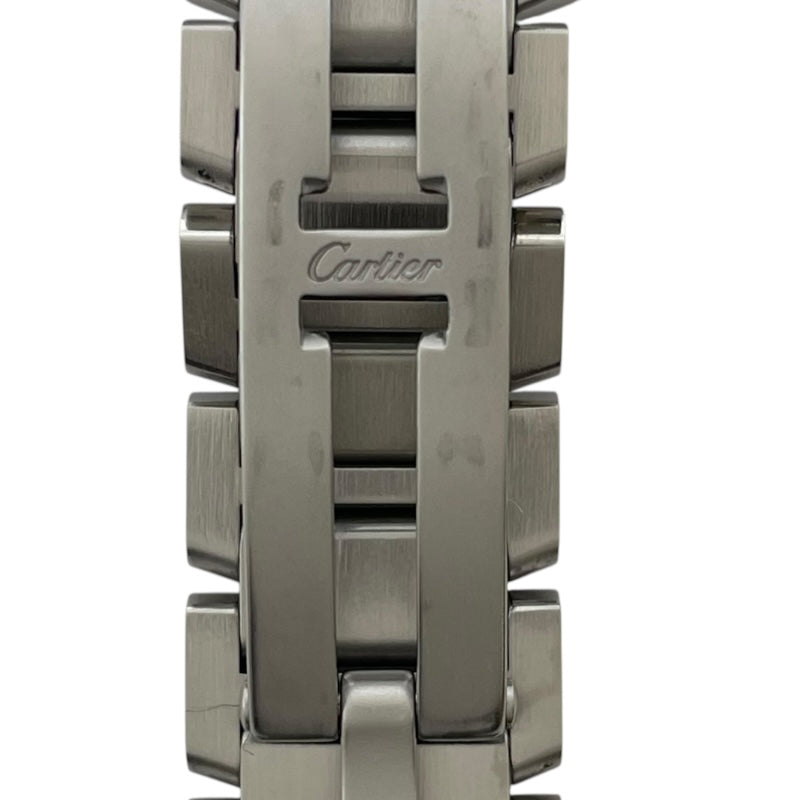 カルティエ Cartier タンクフランセーズ SM W51008Q3 アイボリー SS クオーツ レディース 腕時計