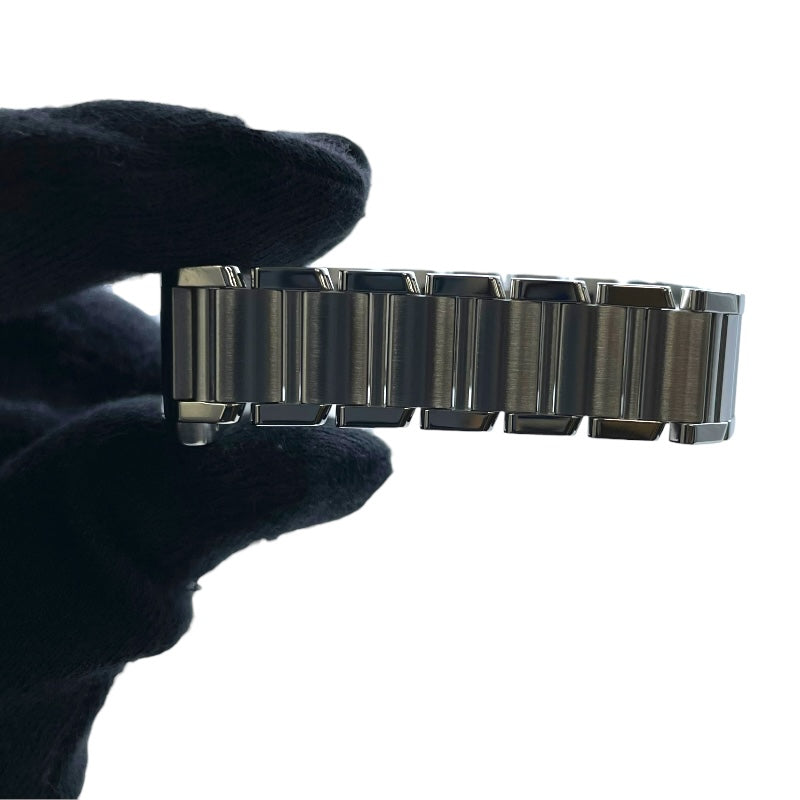 カルティエ Cartier タンクフランセーズ SM W51008Q3 アイボリー SS クオーツ レディース 腕時計