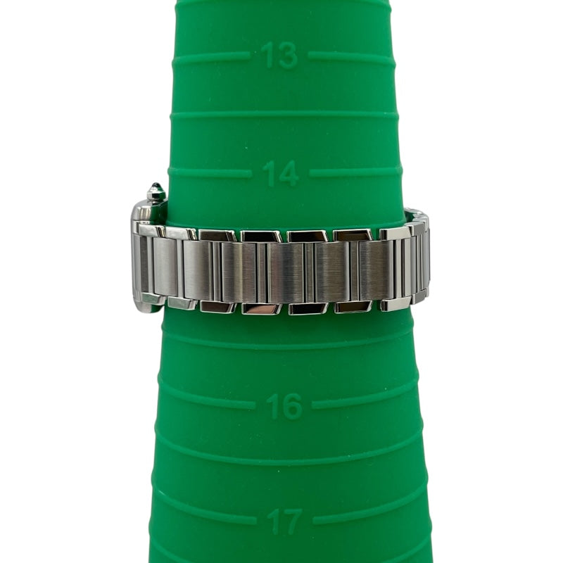 カルティエ Cartier タンクフランセーズ SM W51008Q3 アイボリー SS クオーツ レディース 腕時計