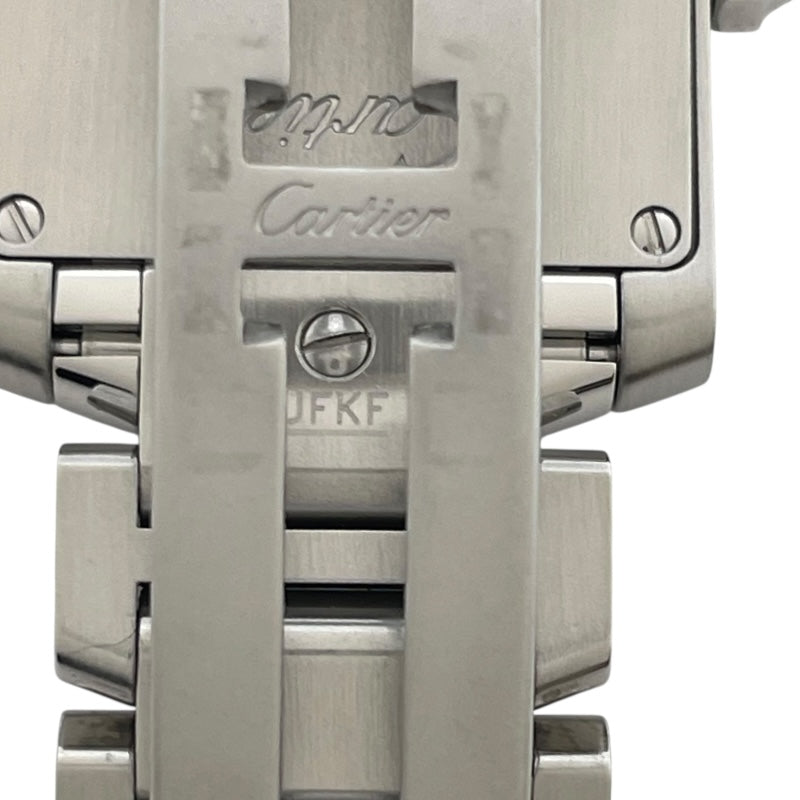 カルティエ Cartier タンク フランセーズ SM W51028Q3 ピンクシェル SS クオーツ レディース 腕時計