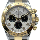 ロレックス ROLEX コスモグラフ・デイトナ ランダムシリアル 116523 ホワイト/ブラック K18YG/SS 自動巻き メンズ 腕時計