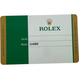 ロレックス ROLEX オイスターパーペチュアル 39 ダークロジウム 114300 ダークロジウム ステンレス 自動巻き メンズ 腕時計