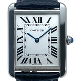 カルティエ Cartier タンク ソロ LM W1018355 シルバー SS クオーツ メンズ 腕時計