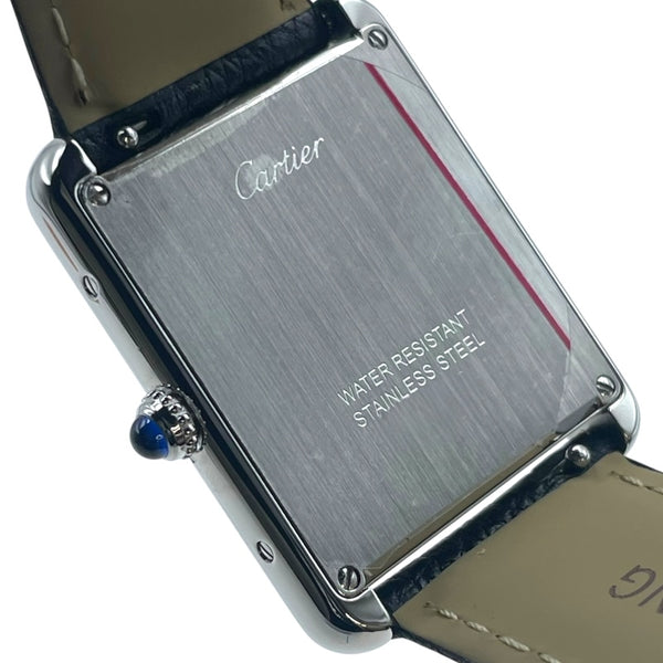 カルティエ Cartier タンク ソロ LM W1018355 シルバー SS クオーツ メンズ 腕時計