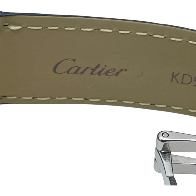 カルティエ Cartier タンク ソロ LM W1018355 シルバー SS クオーツ メンズ 腕時計