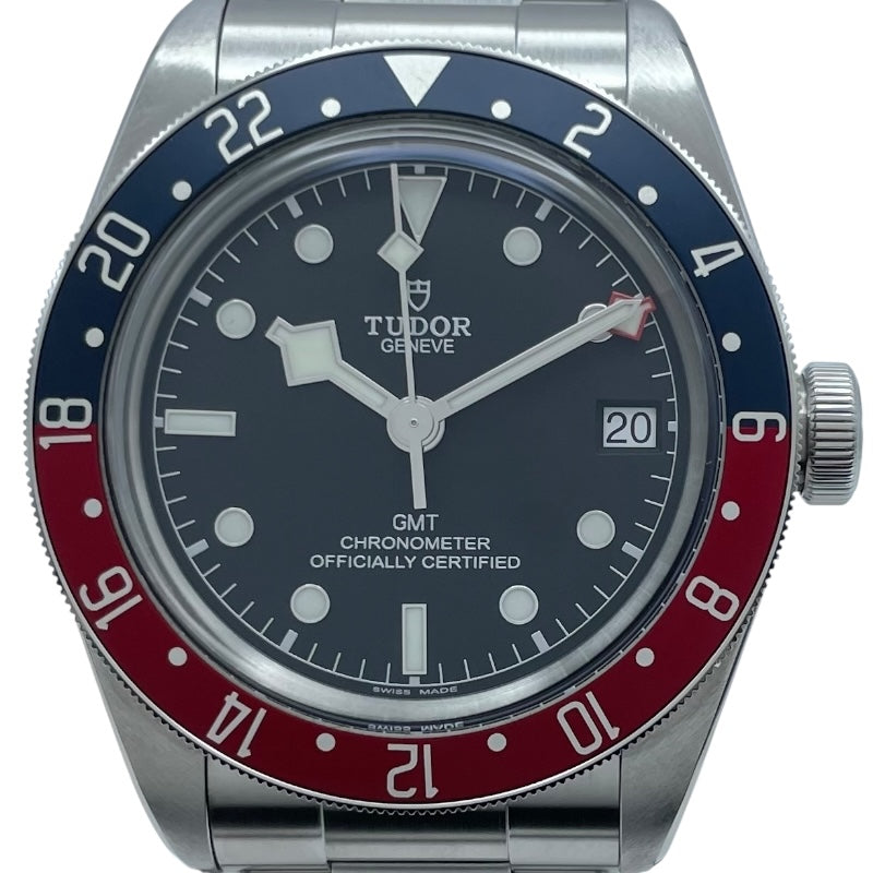 チューダー/チュードル TUDOR ブラックベイ GMT 79830RB ブラック SS メンズ 腕時計