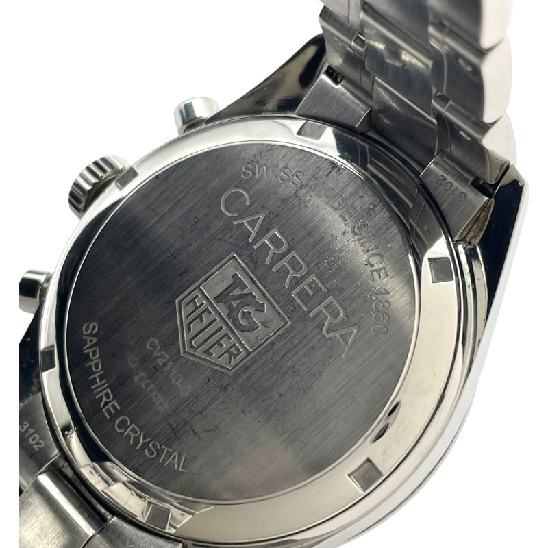タグ・ホイヤー TAG HEUER カレラ クロノグラフ CV2110.BA0787 ホワイト SS 自動巻き メンズ 腕時計