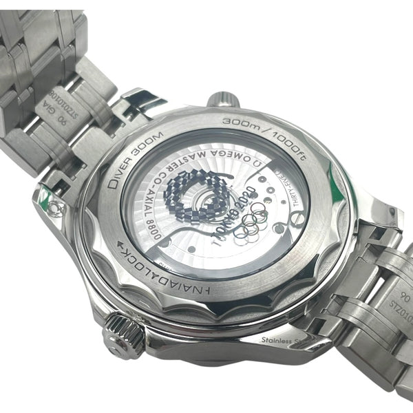 オメガ OMEGA シーマスター ダイバー300M コーアクシャル マスタークロノメーター 522.30.42.20.04.001 ホワイト SS 自動巻き メンズ 腕時計