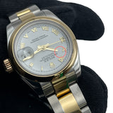 ロレックス ROLEX デイトジャスト26 179163 ホワイト K18×SS 自動巻き レディース 腕時計