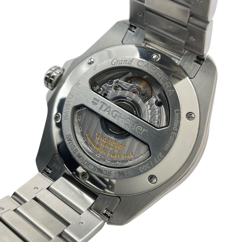 タグ・ホイヤー TAG HEUER グランドカレラ キャリバー6 WAV511J.BA0900 ブルー SS メンズ 腕時計