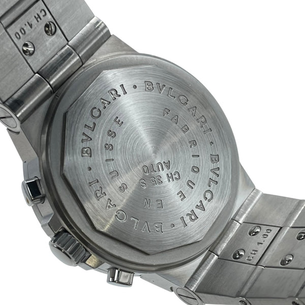 ブルガリ BVLGARI ディアゴノ スポーツ クロノグラフ CH35S ブラック SS 自動巻き ユニセックス 腕時計