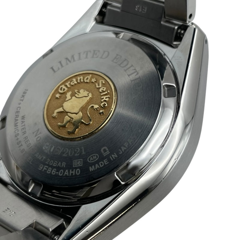 グランドセイコー Grand Seiko スポーツコレクション 9Fクォーツ GMT SBGN023 ブラック SS/セラミック クオーツ メンズ 腕時計