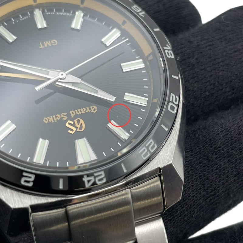 グランドセイコー Grand Seiko スポーツコレクション 9Fクォーツ GMT SBGN023 ブラック SS/セラミック クオーツ メンズ 腕時計